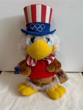 Vintage 1984 Sam the Eagle Los Angeles Olympics Applause Plush NWT